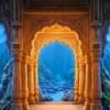 Royal Heritage Archway River Valley Backdrop Printed Backdrop