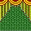 Banana Patra Decoration Traditional Indian Backdrop | Janmashtami & Pooja
