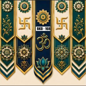 Navratri Festive Celebration Design  Backdrop