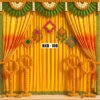 Navratri Festive Celebration Design  Backdrop