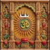 Navratri Festive Celebration Design  Backdrop