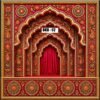 Navratri Festive Celebration Design  Backdrop