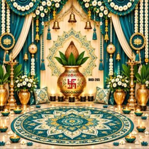 Navratri Festive Celebration Design Backdrop