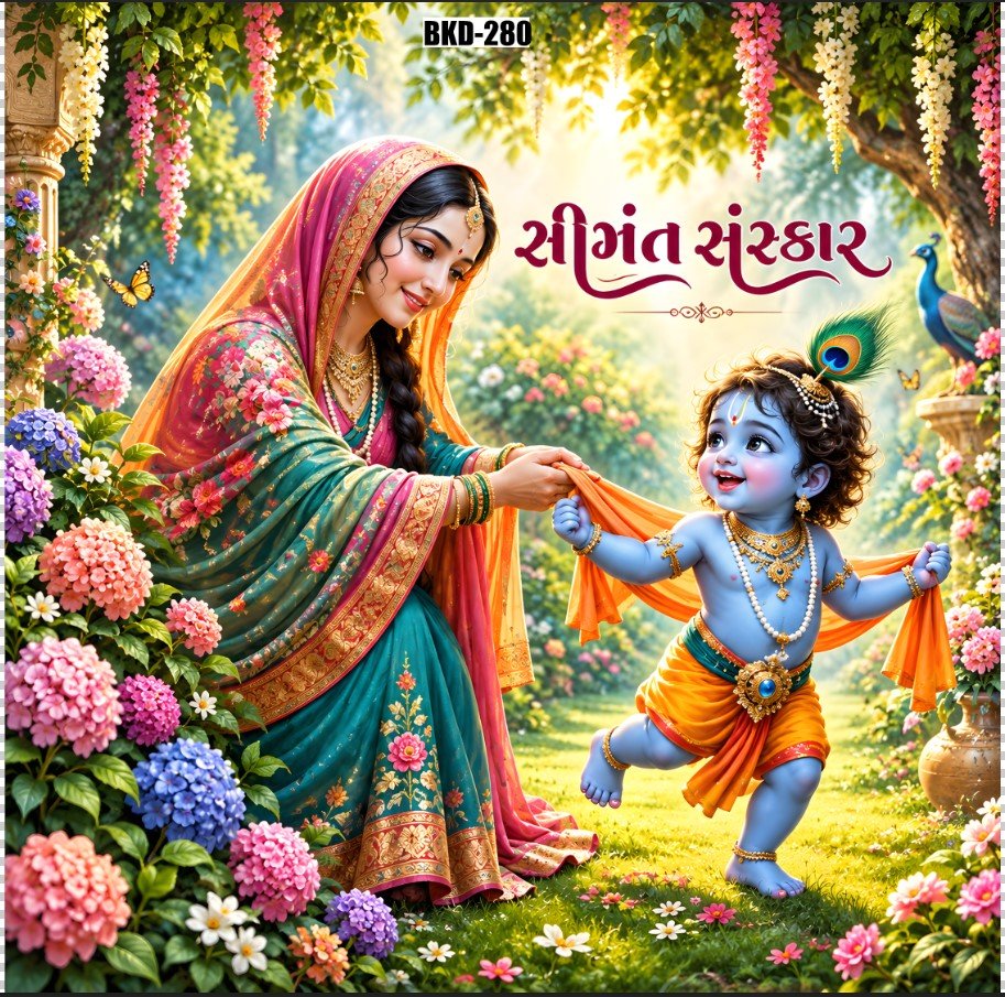 Shubh Annaprashan Backdrop | Maa Yashoda Krishna Ceremony Background Cloth | Annaprashan Sanskar Decoration | Baby Rice Ceremony Backdrop | Hindu Puja Mandir Decor | Traditional Indian Baby Shower backdrop