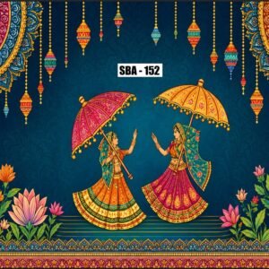 Printed Fabric Backdrop for Birthday Party, Wedding Stage Decoration, Anniversary Celebration, Festival Events, Engagement, Mehndi, Haldi, Cultural Functions & Home Outdoor Décor Cloth Banner for Wall Decoration, Cake Photography Background & Event Decoration