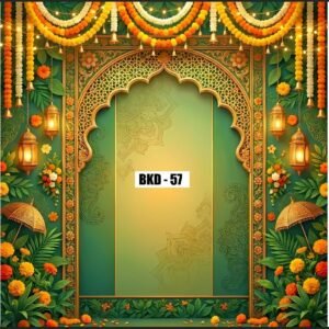 Printed Fabric Backdrop for Birthday Party, Wedding Stage Decoration, Anniversary Celebration, Festival Events, Engagement, Mehndi, Haldi, Cultural Functions & Home Outdoor Décor Cloth Banner for Wall Decoration, Cake Photography Background & Event Decoration